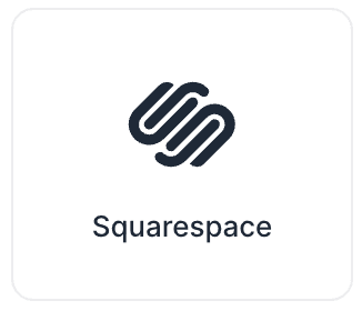 The Squarespace tile is shown.