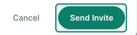 The Send Invite button is highlighted.
