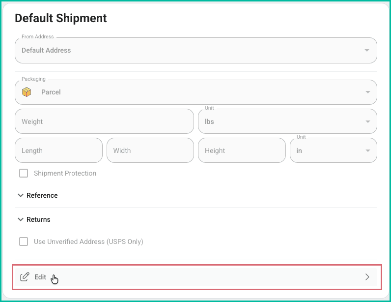 The edit button is being clicked.
