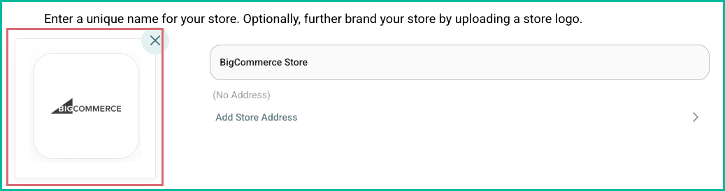 A logo has been added to the store.