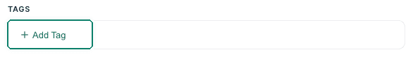The Add Tag button is being clicked.