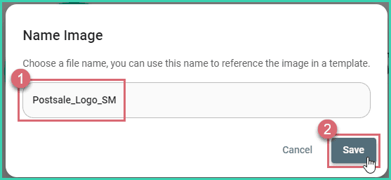 A name has been entered and save is being clicked.