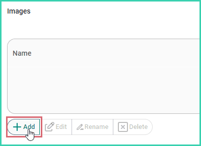 The add button is being clicked.