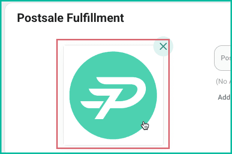 THe logo is being clickd to open it in the logo editor.