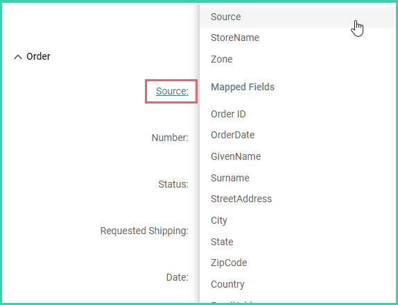 The source mapping is shown.