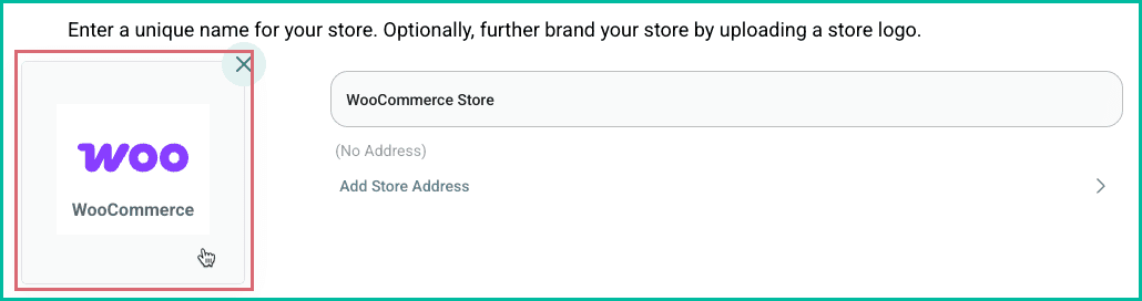 A store logo has been added.