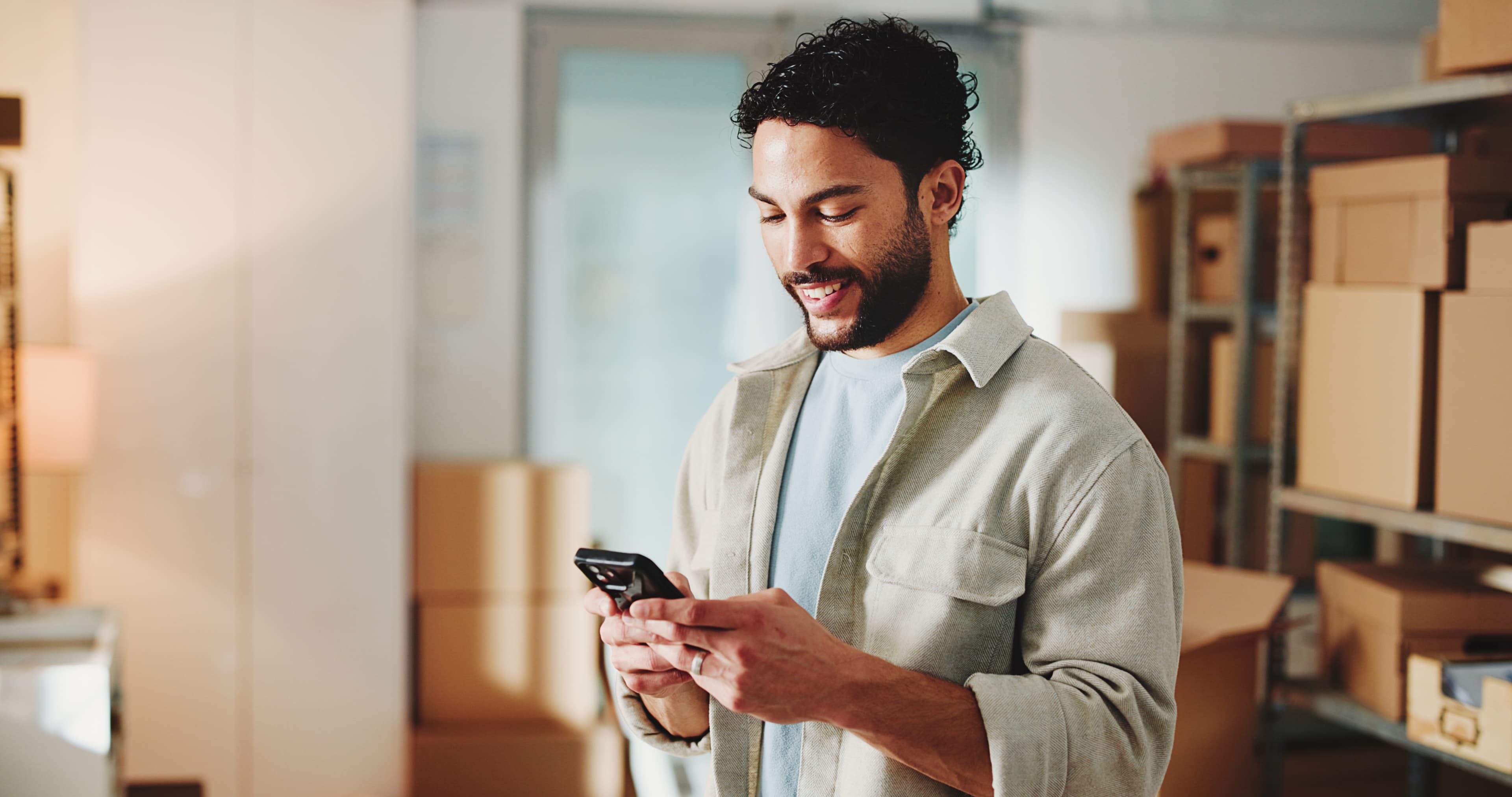 Merchant reviewing post-purchase customer communication on a laptop