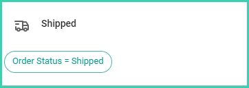 Shipped filter criteria in Advanced Search