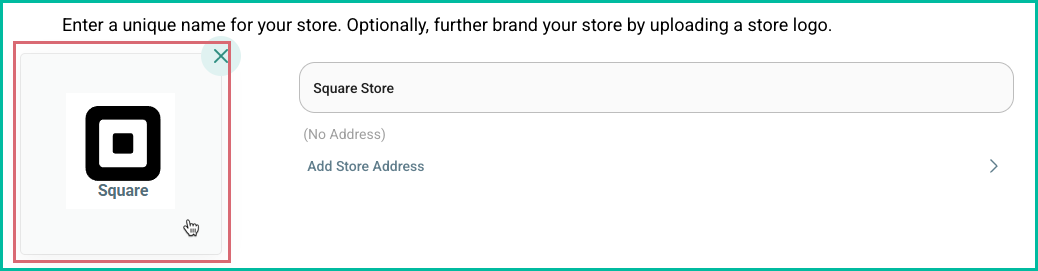 A logo has been added and is shown in the setup wizard.